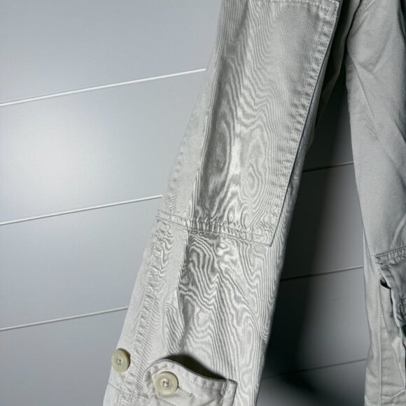 Eddie Bauer Legend 100% Cotton Field Jacket Button Down Light Tan Sz Medium - Picture 5 of 10